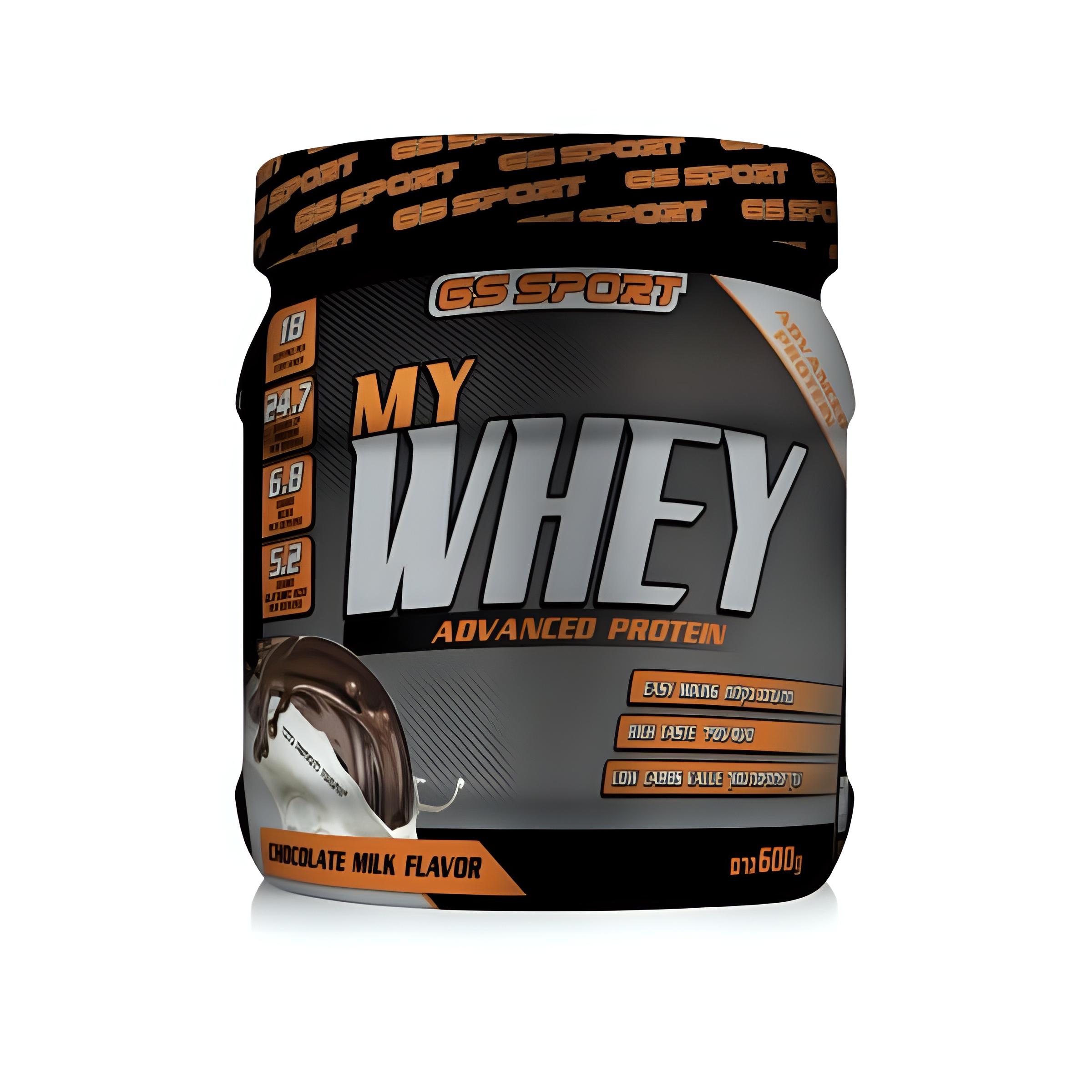 MY WHEY - אבקת חלבון מי גבינה בטעם שוקולד (600 גרם)