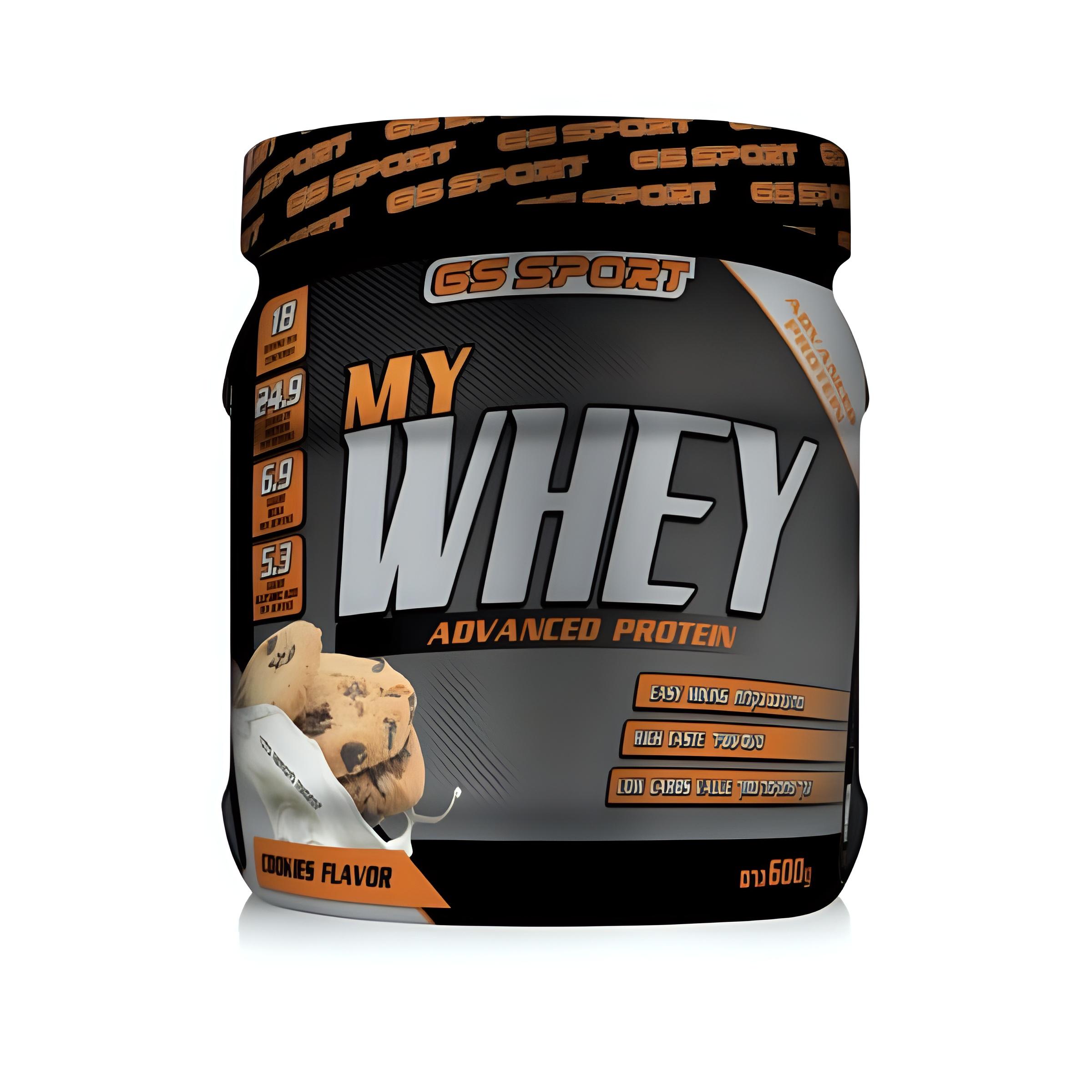 MY WHEY - אבקת חלבון מי גבינה בטעם עוגיות (600 גרם)
