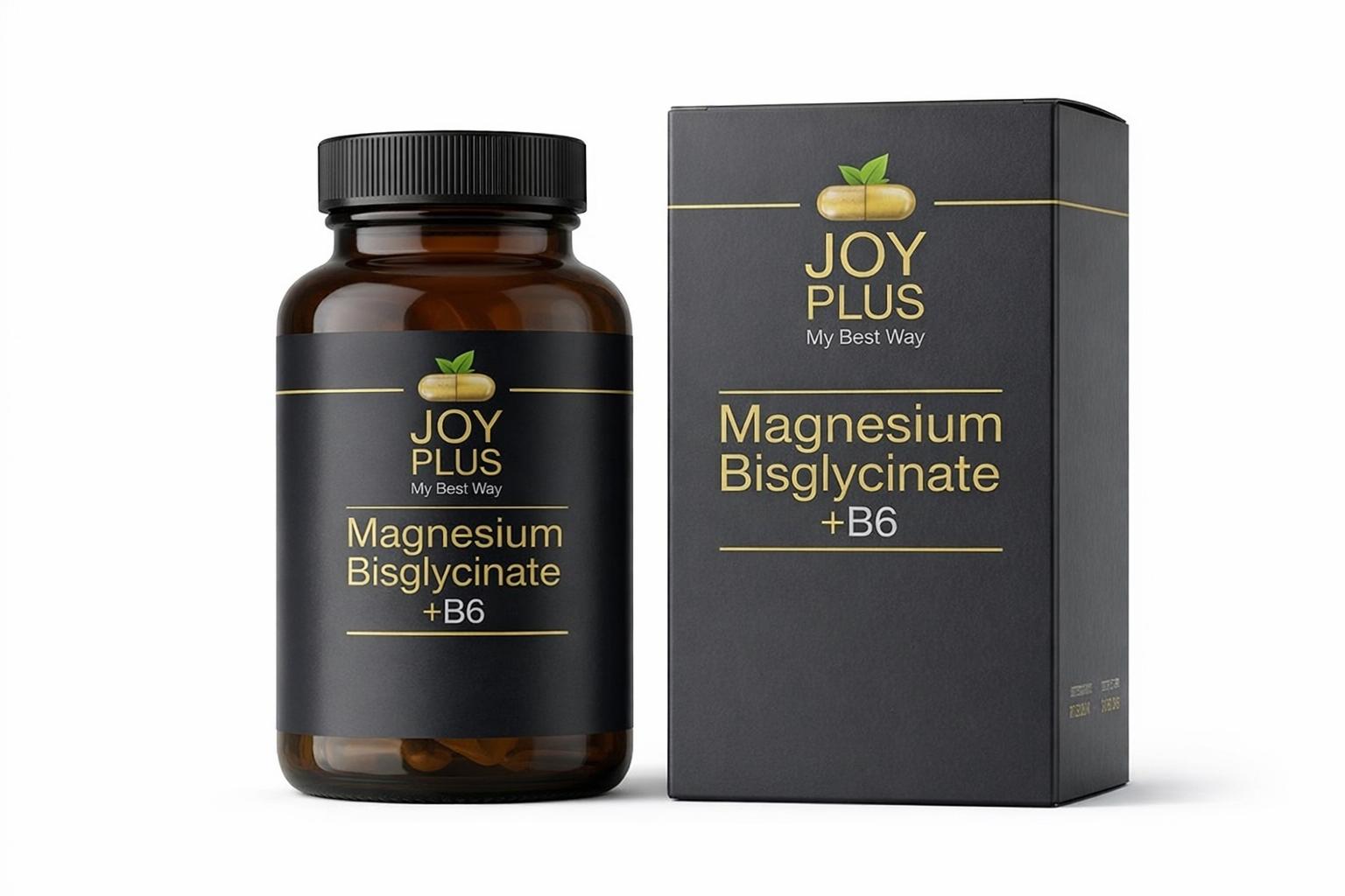 JOY PLUS מגנזיום ביסגליצינאט + B6