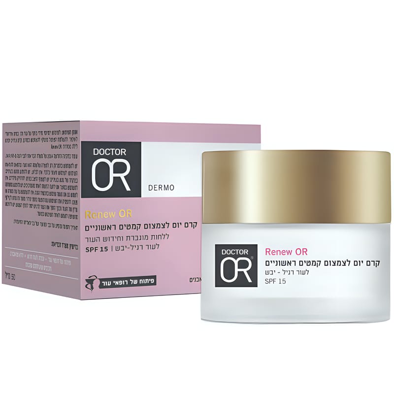 ד"ר עור Dr. Or קרם יום לעור רגיל-יבש Renew OR - SPF15 ד"ר עור Dr. Or קרם יום לעור רגיל-יבש Renew OR - SPF15