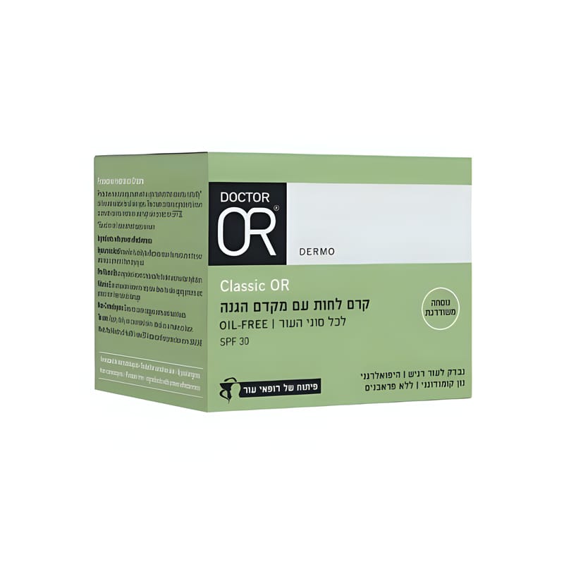 ד"ר עור Dr. Or קרם לחות עם מקדם הגנה SPF30 - Classic OR