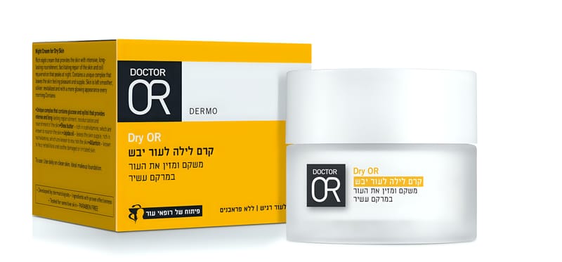 ד"ר עור Dr. Or קרם לילה לעור יבש - Dry OR ד"ר עור Dr. Or קרם לילה לעור יבש - Dry OR