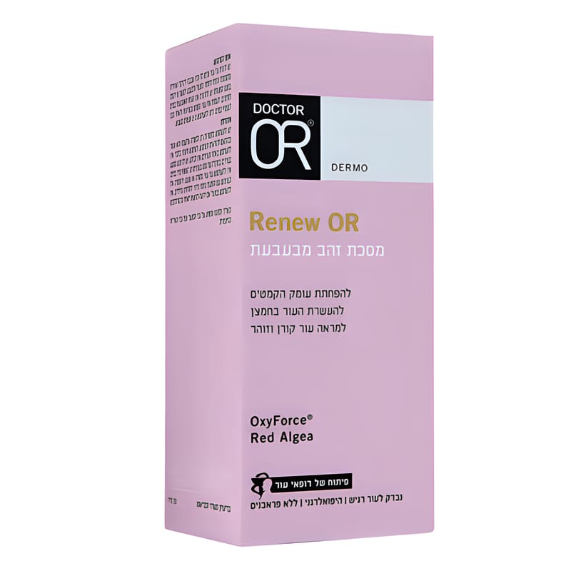 ד"ר עור Dr. Or מסכת זהב מבעבעת - RENEW OR - Renew OR ד"ר עור Dr. Or מסכת זהב מבעבעת - RENEW OR - Renew OR