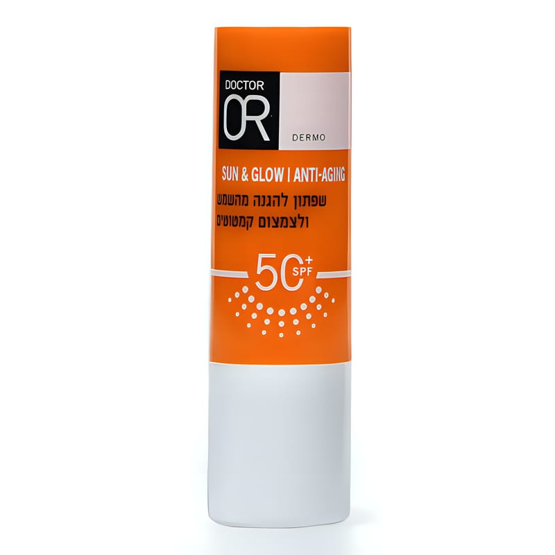 ד"ר עור Dr. Or שפתון להגנה גבוהה מאוד מהשמש SPF 50 ולצמצום קמטוטים ד"ר עור Dr. Or שפתון להגנה גבוהה מאוד מהשמש SPF 50 ולצמצום קמטוטים