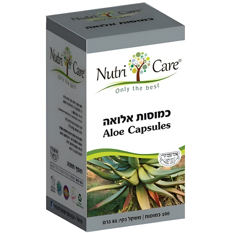 נוטרי קר NUTRI CARE אלואה לסיוע במקרי עצירות