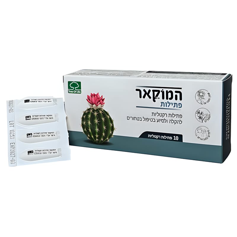 TREE OF LIFE המוקאר - פתילות להקלה ולסיוע בטיפול בטחורים TREE OF LIFE המוקאר - פתילות להקלה ולסיוע בטיפול בטחורים